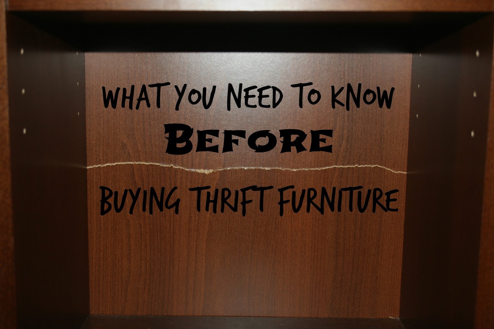 Drew Danielle Design What you Need to Know Before Buying Thrift Furniture