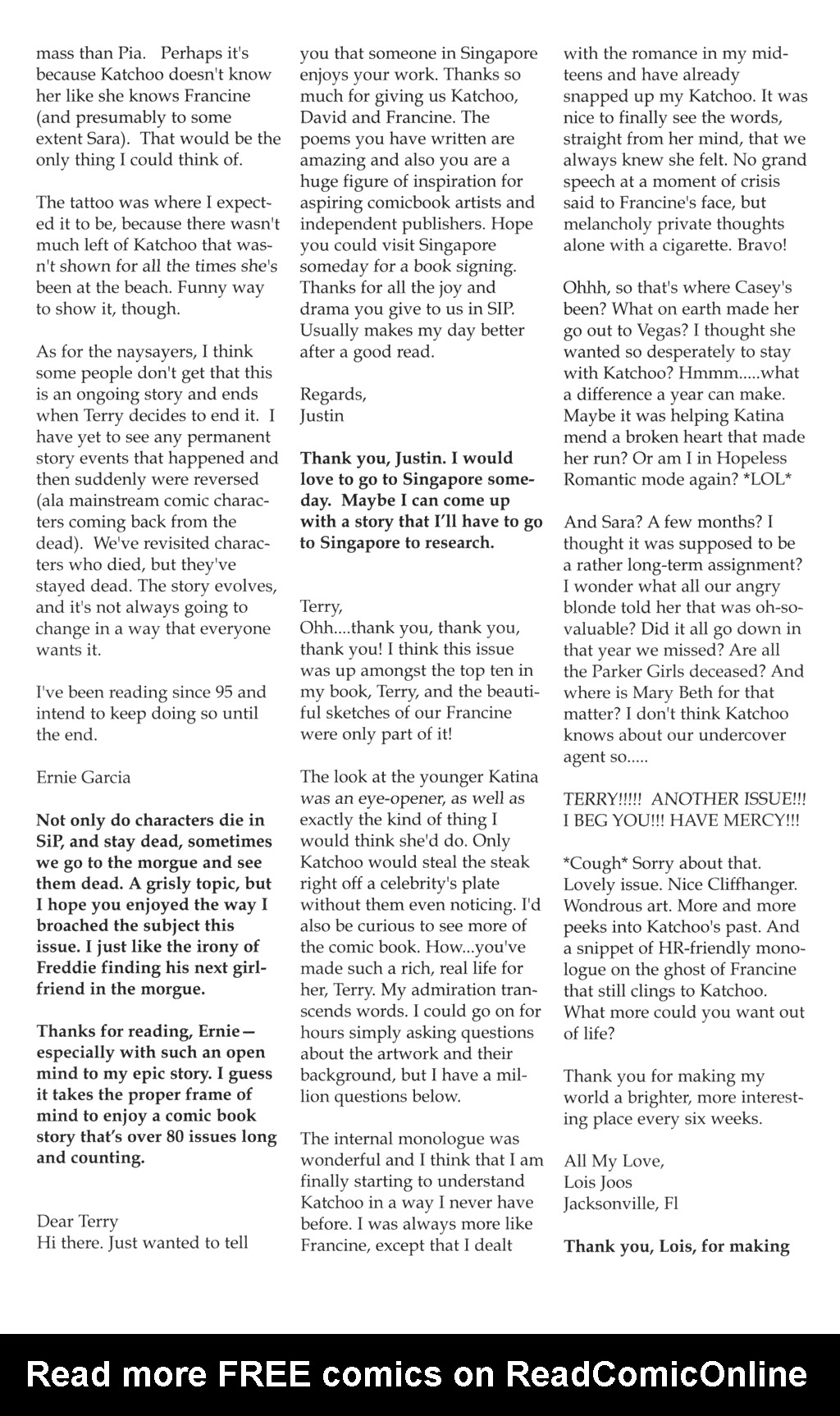 Read online Strangers in Paradise comic -  Issue #67 - 25