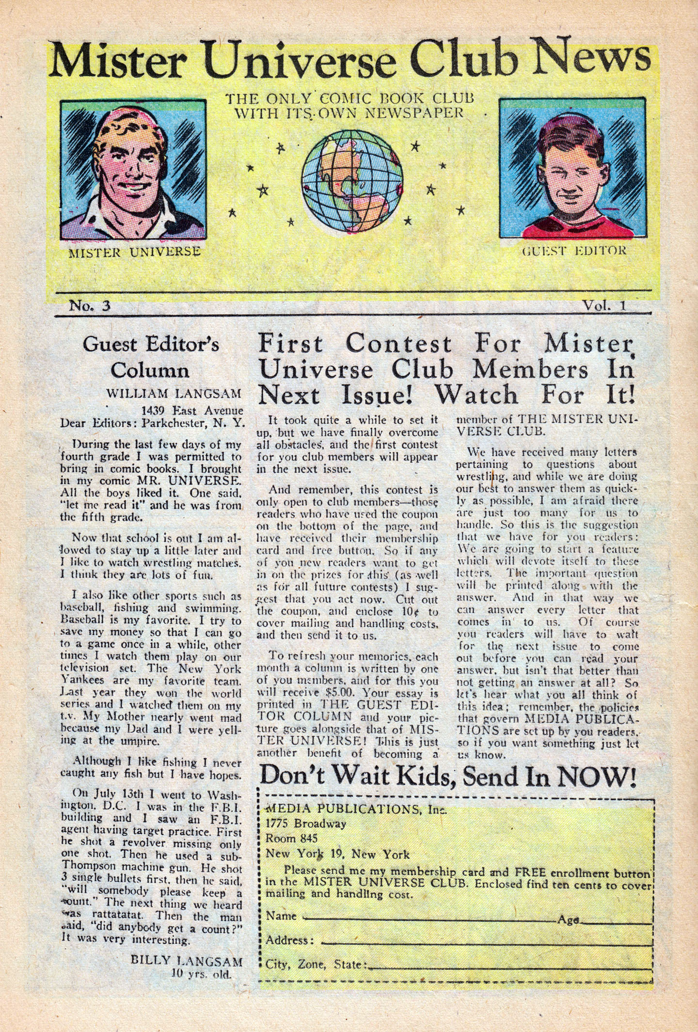 Read online Mister Universe (1951) comic -  Issue #3 - 20