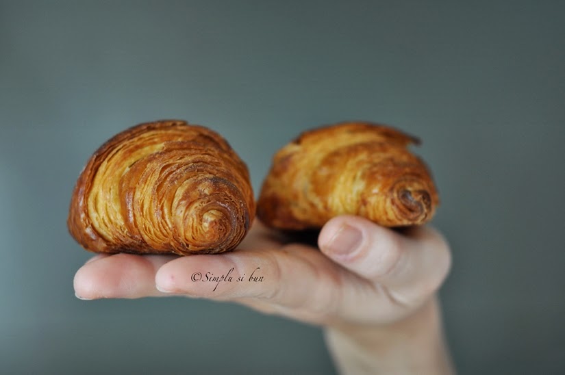 Croissante bio cu maia...