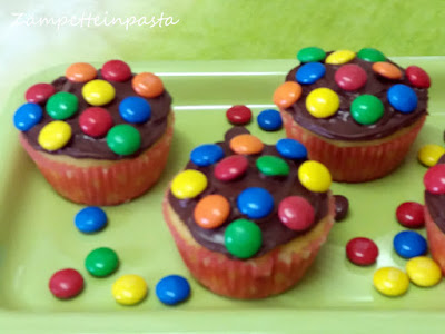 Muffin colorati allo yogurt - Dolci con lo yogurt