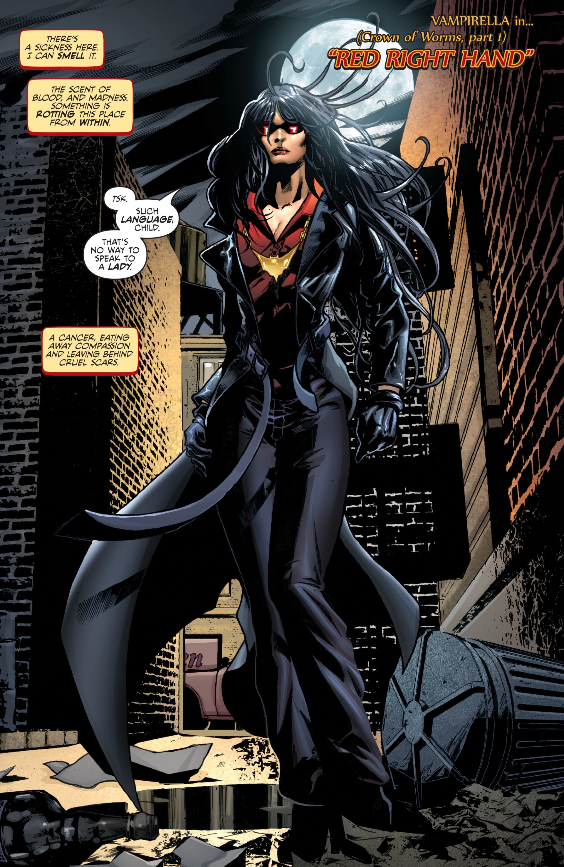 Read online Vampirella (2010) comic -  Issue #1 - 4