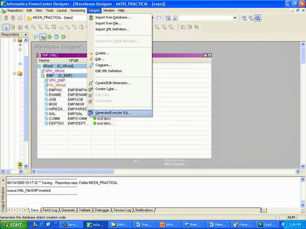 XML file from a relational file (table) XML file from a relational file (table)