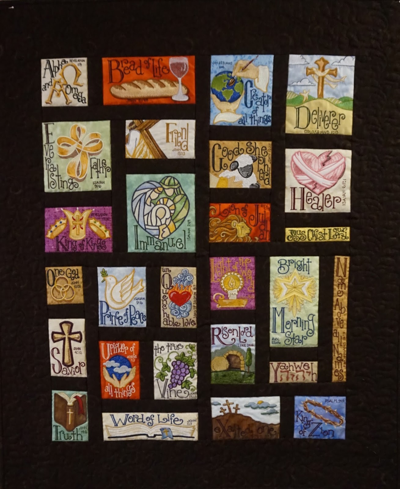 One Piece at a Time Name Above All Names Quilt 3