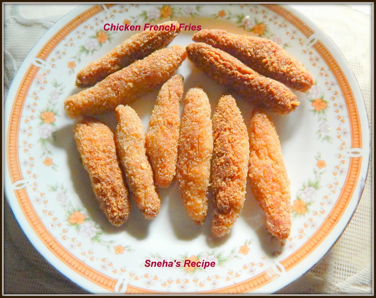 Chicken Fries Sneha's Recipe