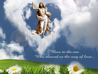 Jesus ascension to heaven nature wallpaper