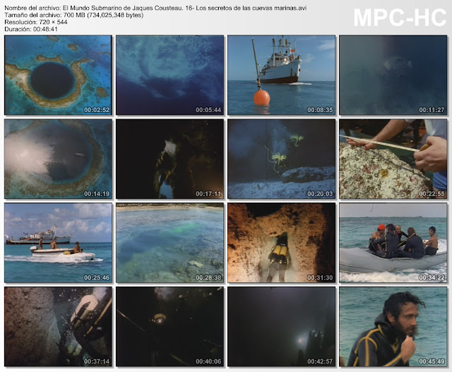 |36DVDRip|24GB|El Mundo Submarino de Jaques Costeau|MEGA|