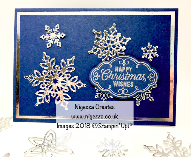 Snow is Glistening Christmas Card #2 Nigezza Creates