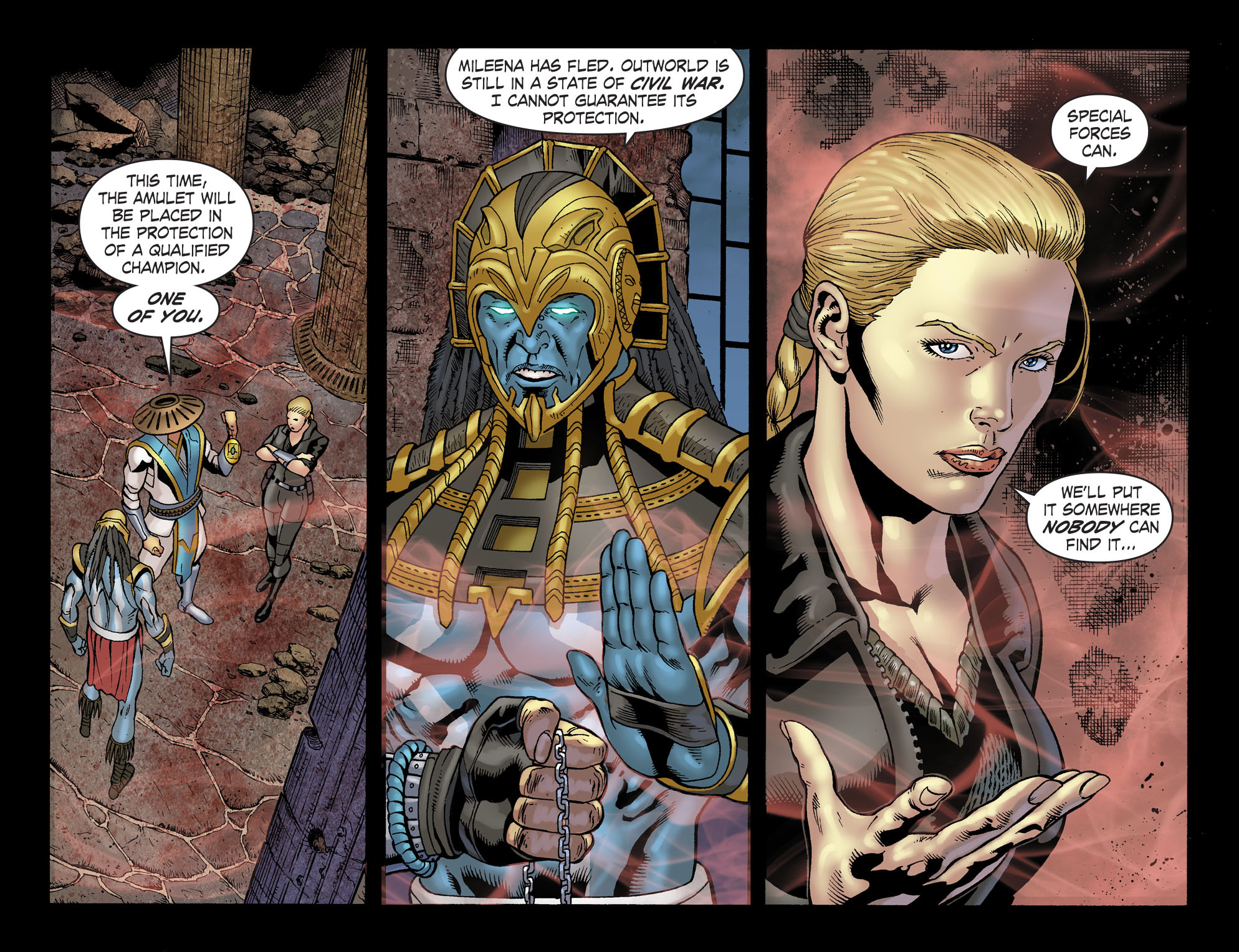 Read online Mortal Kombat X [I] comic -  Issue #33 - 21