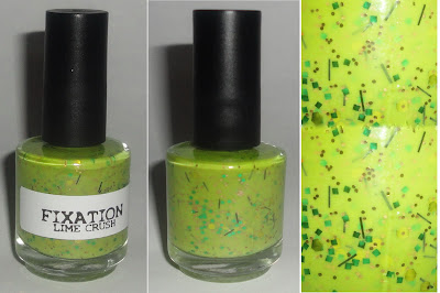 fixation lime crush nail polish haul and swatch