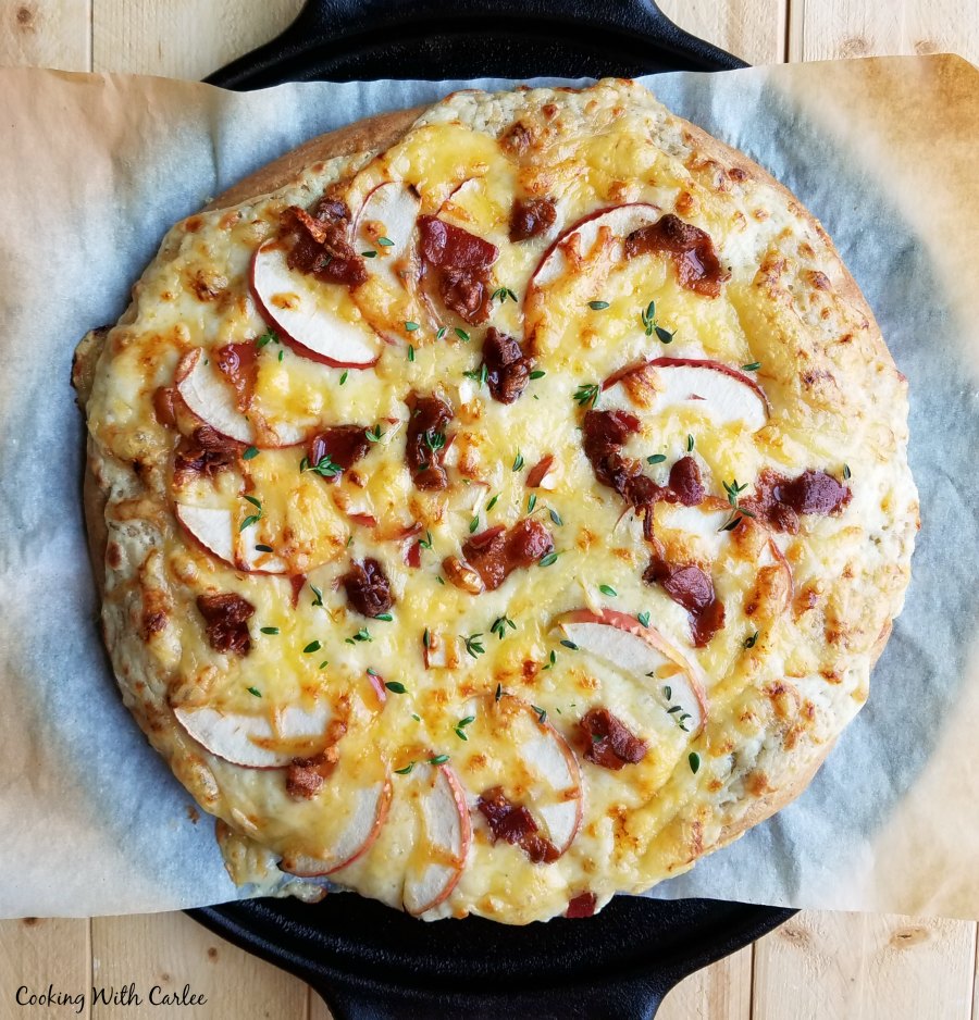 Cooking With Carlee Savory Apple Bacon Pizza