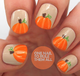 One Nail To Rule Them All: Then and Now: Pumpkins + Tutorial