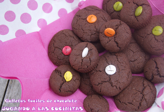  Galletas fáciles de chocolate 