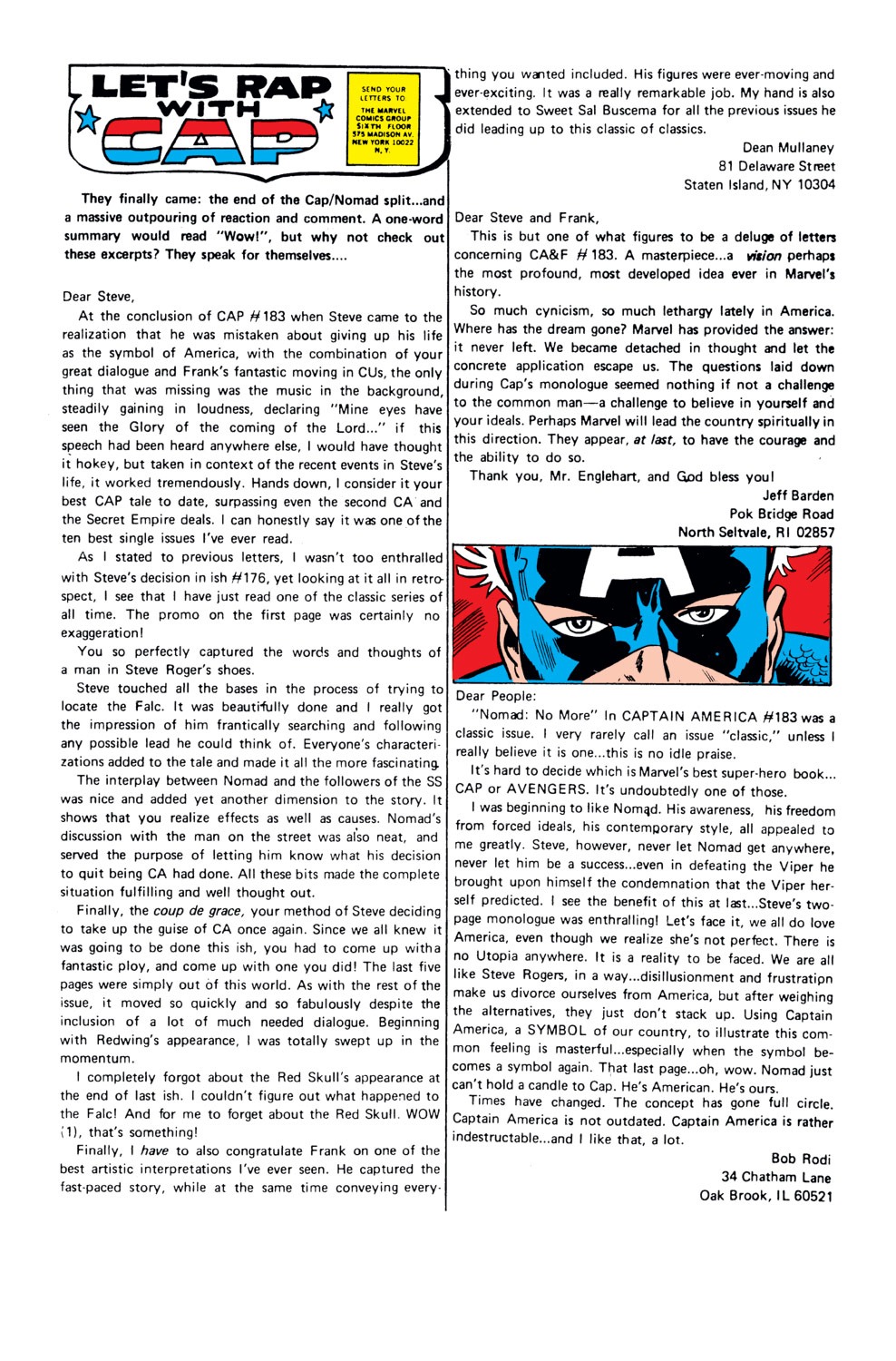 Read online Captain America (1968) comic -  Issue #187 - 20