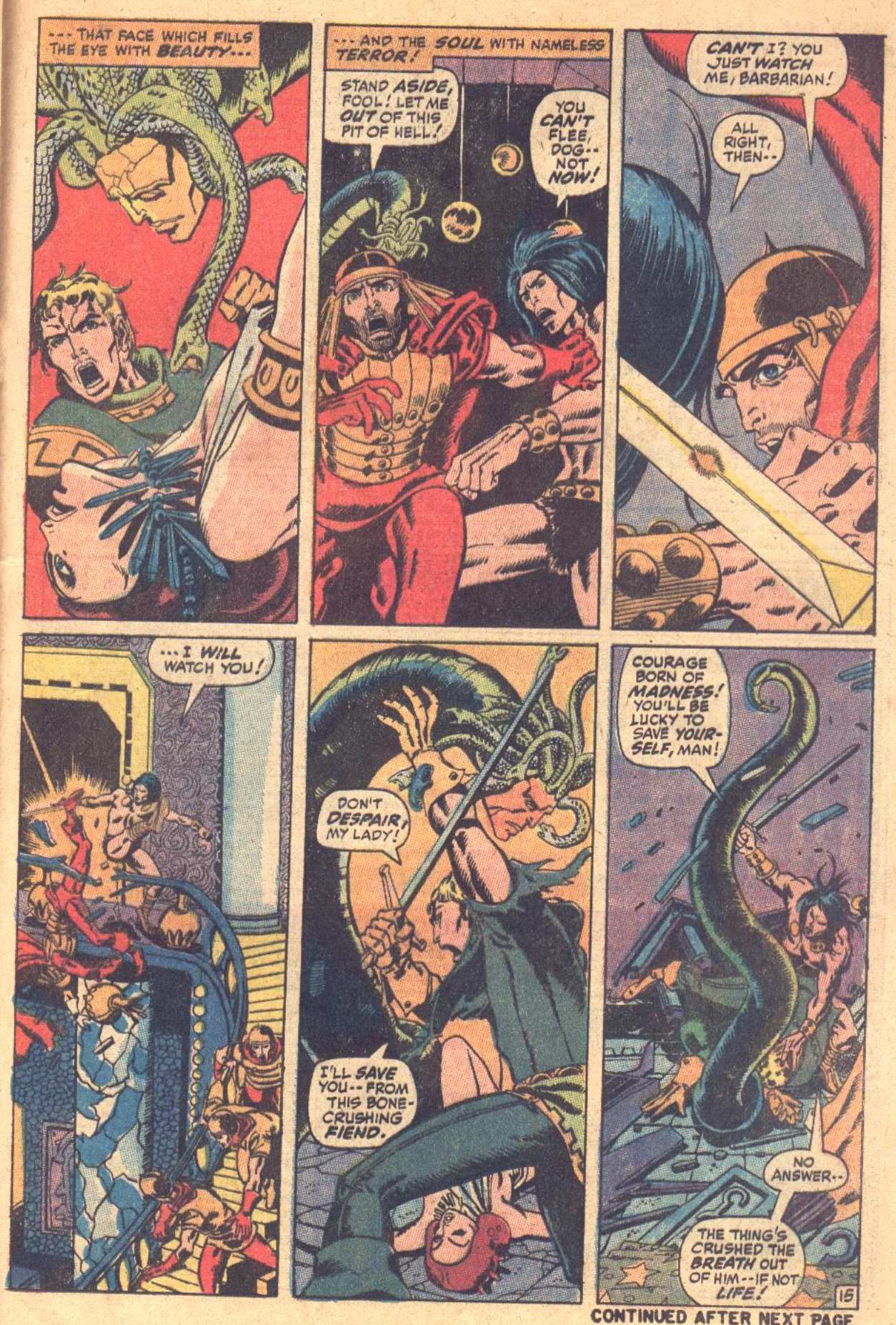 Read online Conan the Barbarian (1970) comic -  Issue #7 - 16