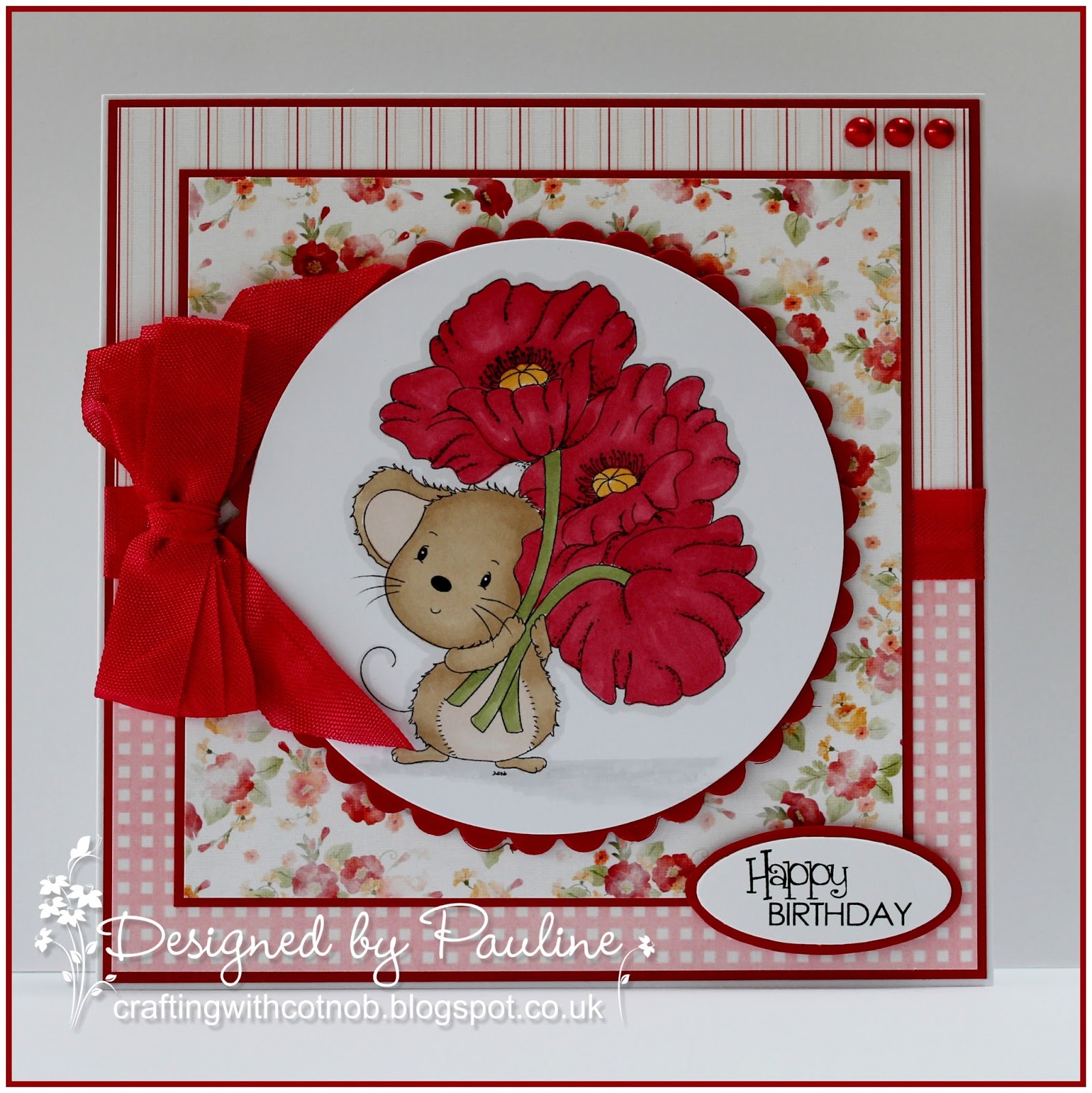 Crafting with Cotnob: Poppy Mouse