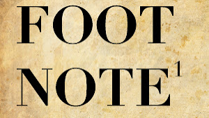 Cara Penulisan Footnote (catatan kaki) dari Buku, Majalah, Surat Kabar dan Internet