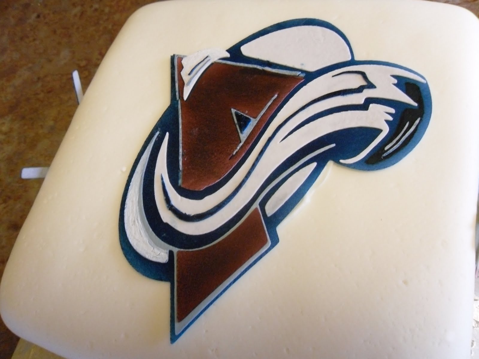 Cake Concepts by Cathy: Grooms Cake for Avalanche fan...