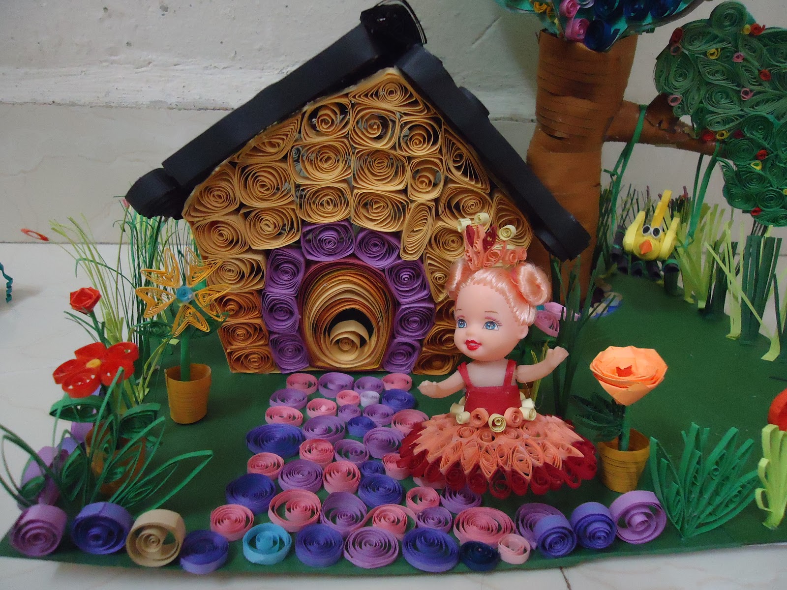quilling creations Dream house
