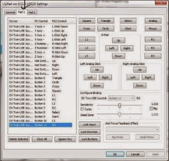 cara setting emulator ps2