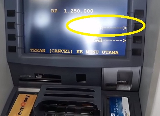 Memilih Angka Nominal Untuk Tarik Tunai 2 Memilih Angka Nominal Untuk Tarik Tunai 2