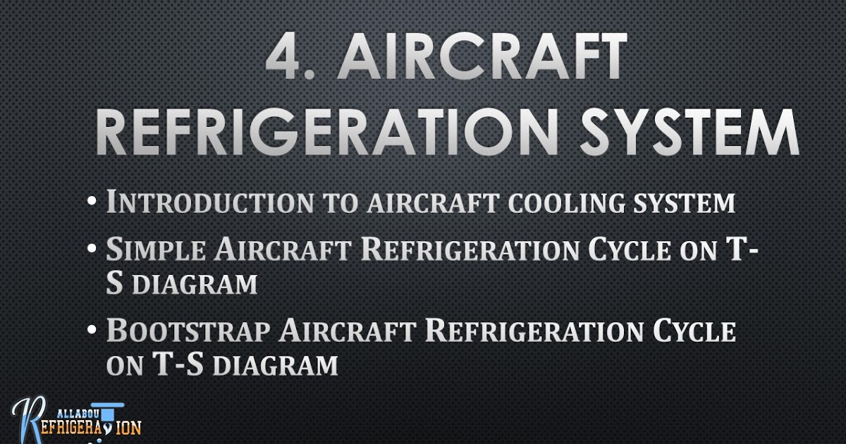 4. Aircraft Refrigeration System