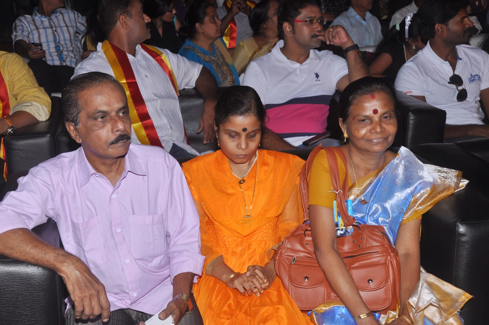 Vaikom Vijayalakshmi with parents