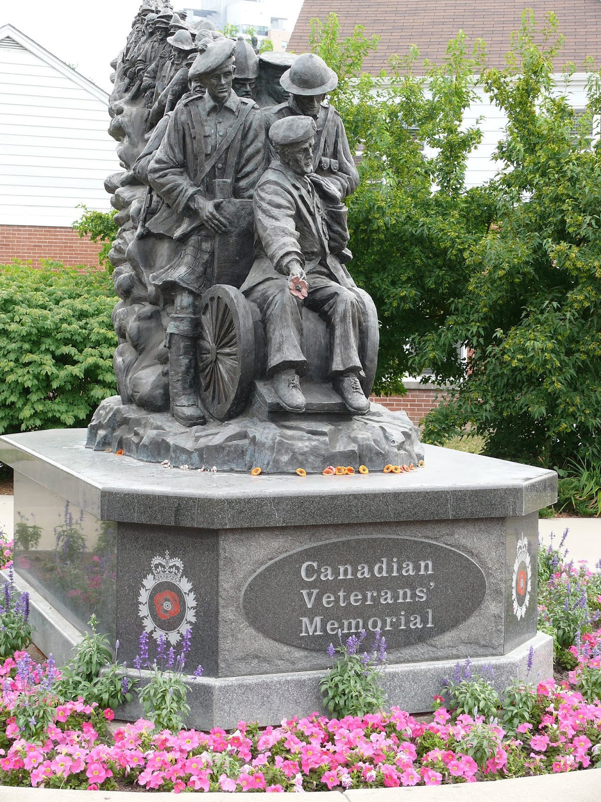 Ontario War Memorials Waterloo Canadian Veterans Memorial