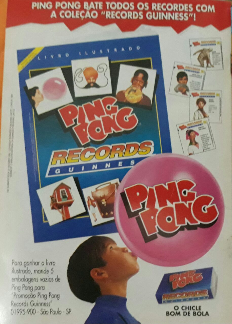 Ping Pong (1982) – propagandas de gibi
