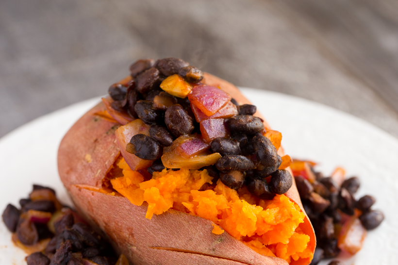 BBQ Black Bean-Stuffed Sweet Potato: Simple, Sassy, So Good ...
