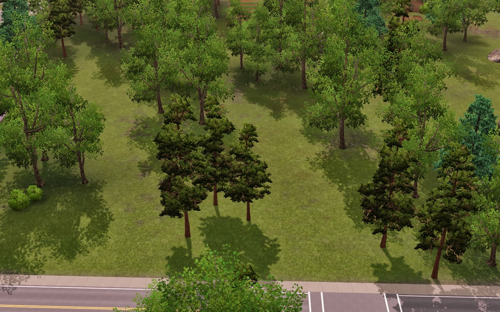 Summer's Little Sims 3 Garden Moonlight Falls (The Sims 3