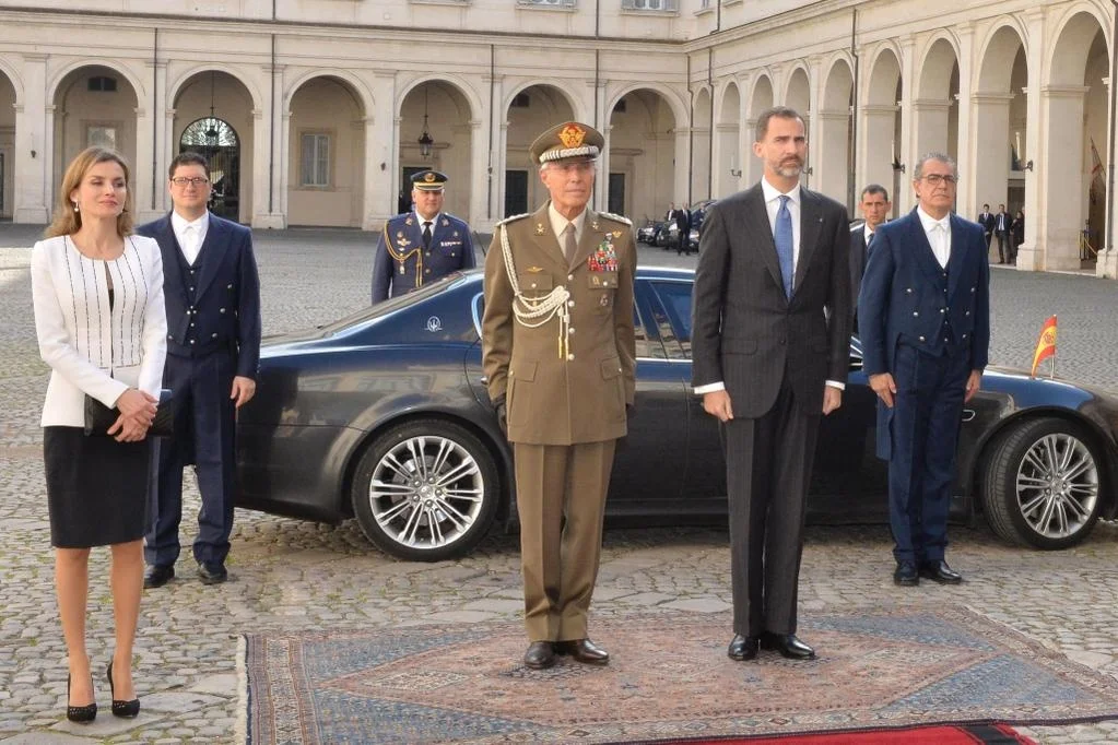 King Felipe VI and Queen Letizia of Spain Visits Italy. 19 November 2014