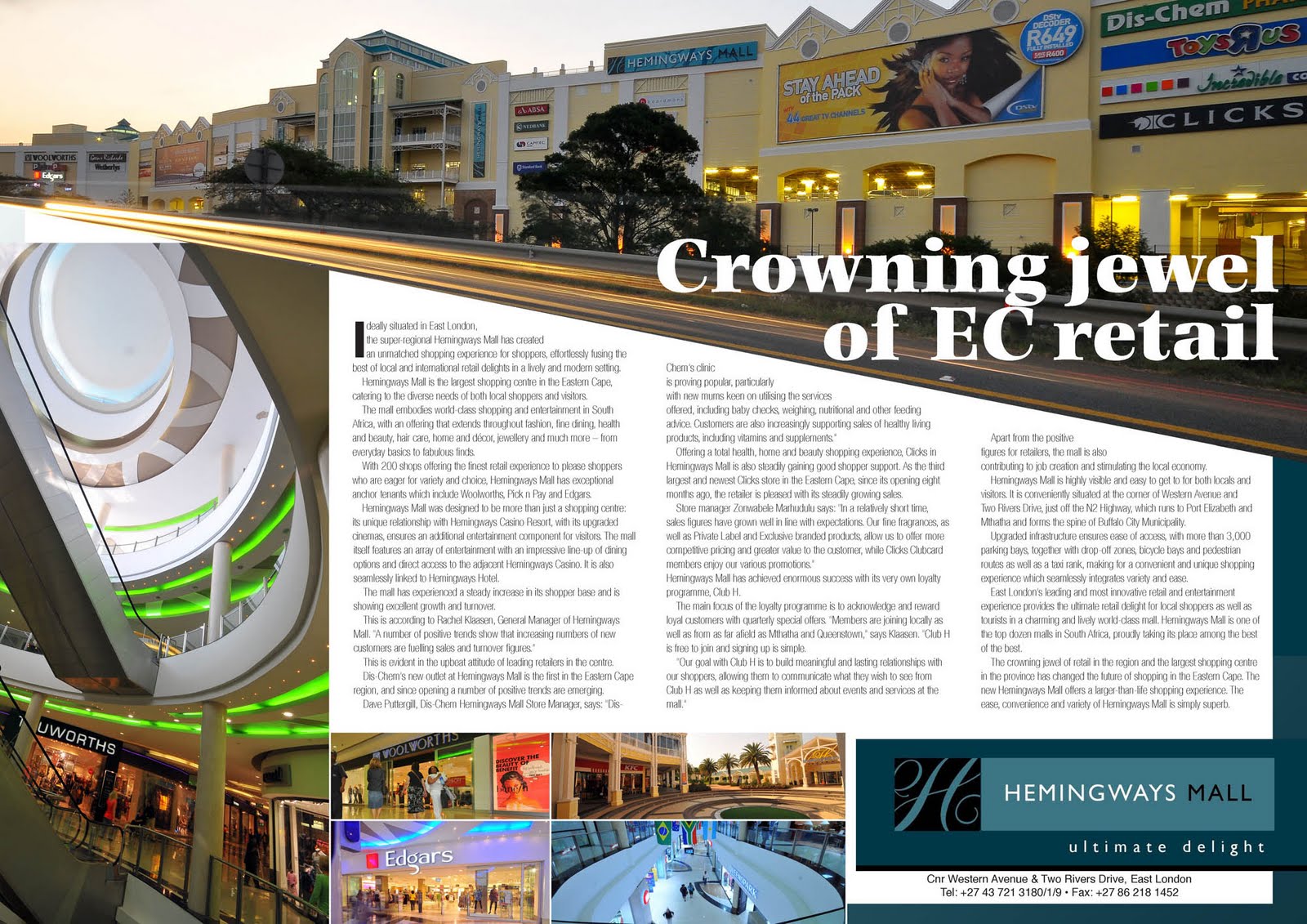 BR Images © Hemingways Mall their professional profile in the local