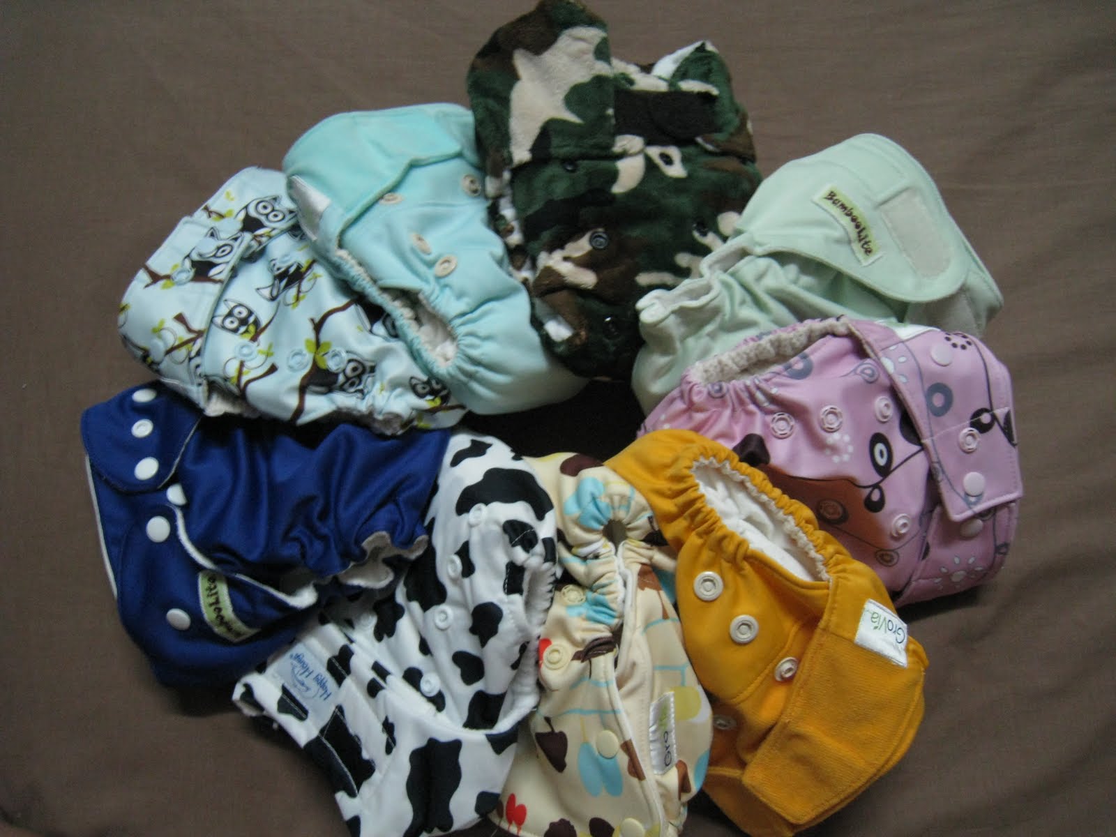 Tracy, Chef's Wife My Cloth Diaper Stash