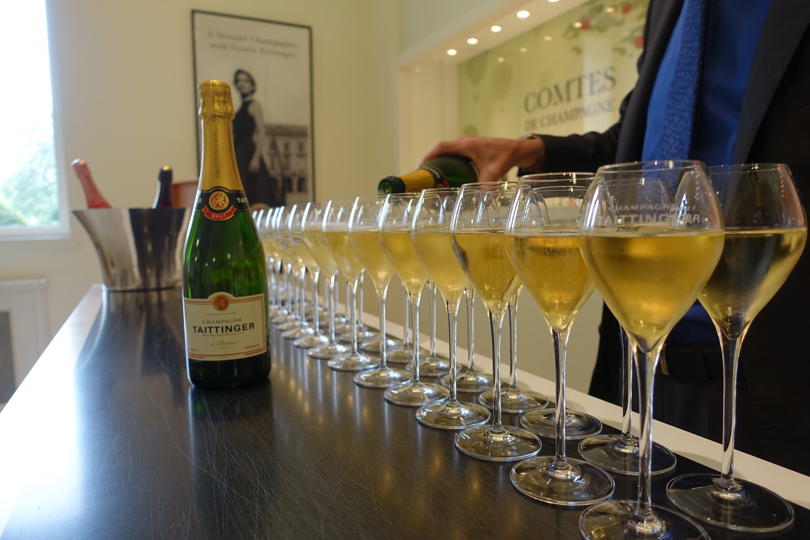 schillerwine Cellar Visit and Tasting at the Champagner House Taittinger in Reims, Champagne