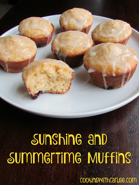 These muffins are perfect for this time of year. Blueberries are in season, so they are plentiful and affordable. And anyone who has a summer squash plant is anxious to give one or two away. Add a little lemon for that kissed by the sun flavor. These muffins are sure to get you started on the right foot! These muffins scream summertime. They are loaded with yellow squash, lemon and blueberry for a bright and fruity taste. The optional glaze makes them extra sweet and delicious!