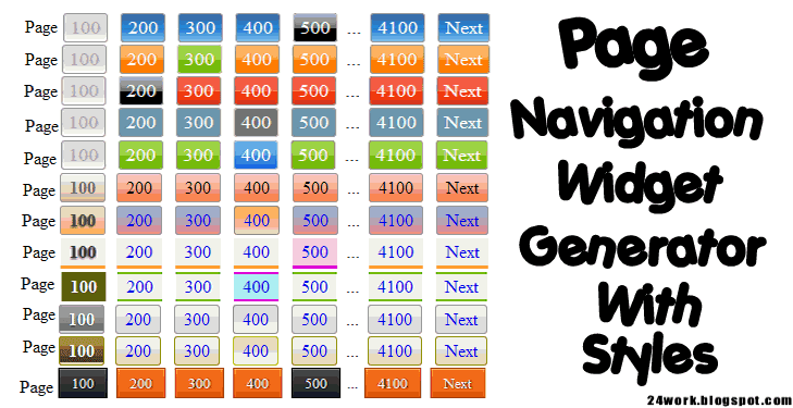 Numbered Page Navigation For Blogger New Script