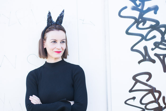 Diadema Halloween encaje