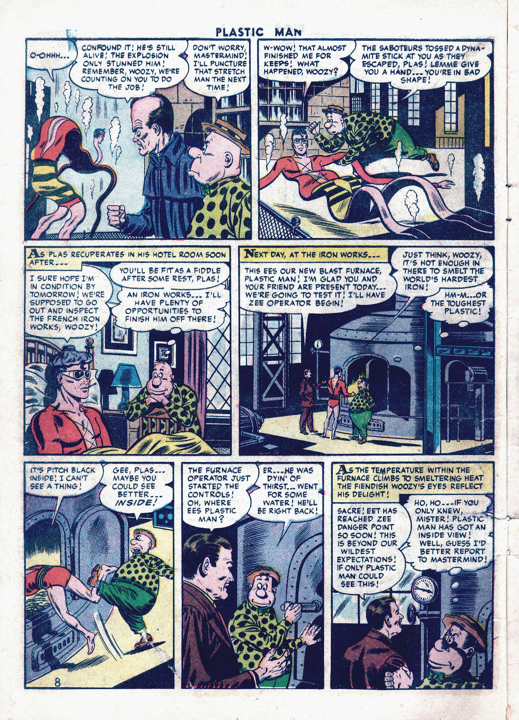 Read online Plastic Man (1943) comic -  Issue #49 - 10