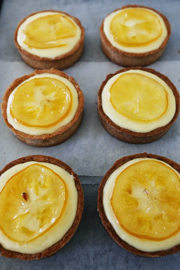 Gourmet Baking: Meyer Lemon Tart with Candied Lemon and Peel