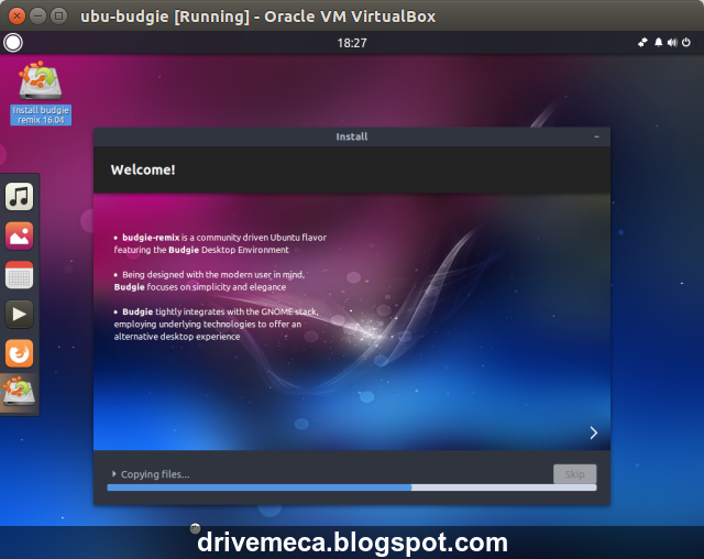 DriveMeca instalando y configurando Ubuntu Budgie 16.04 paso a paso