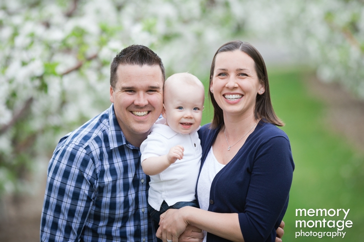 Giggles and Cherry Tree Blossoms || Kramer Family Photography Session