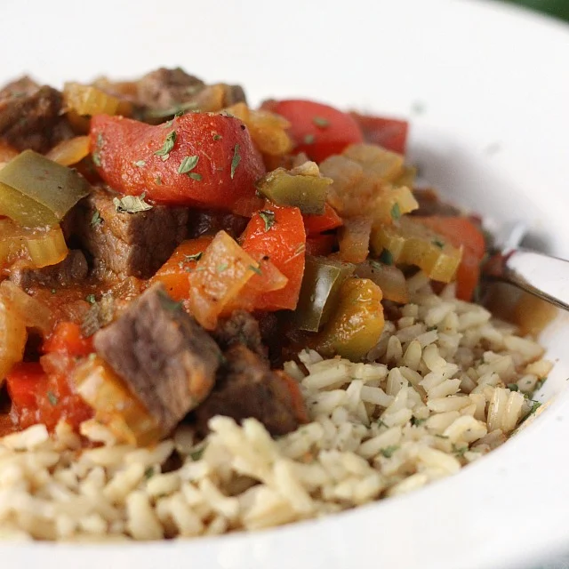 Creole Beef and Rice Bowls