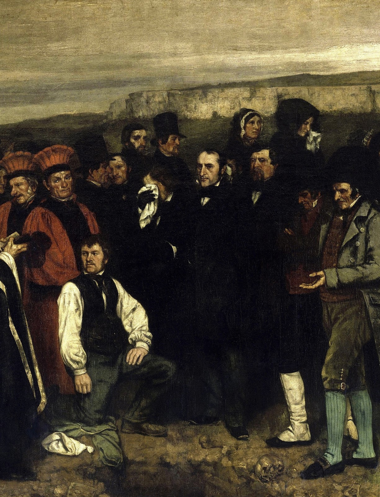 Курбе похороны в орнане. Курбе похороны в Орнане картина. Курбе, «похороны в Орнане», 1849—1850.