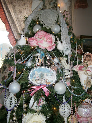 Albero Di Natale Rosa E Celeste.The Romantic Rose Il Mio Albero Di Natale