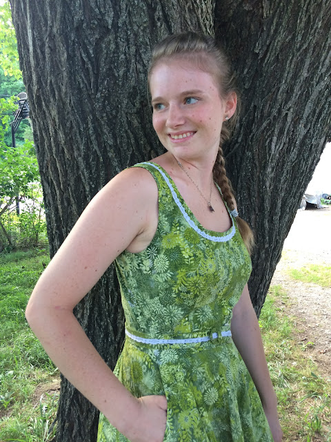 The Sewing Goatherd: The Fabulous Green Wrap Dress