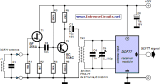 Preamplifier Circuit Diagram DCF77 | Circuit Schematic Diagram