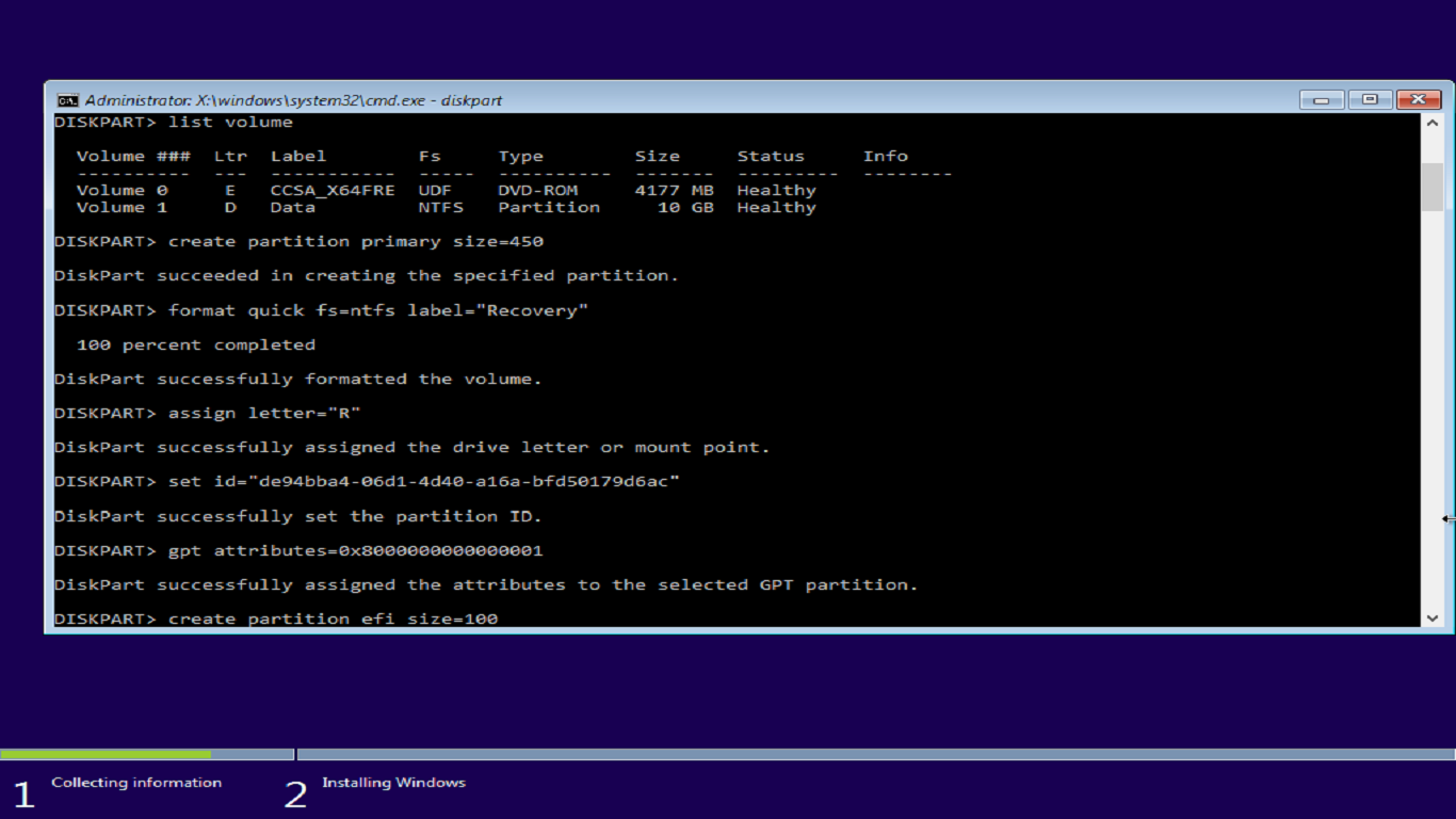 Lỗi Windows cannot be installed to this disk. The selected disk is of