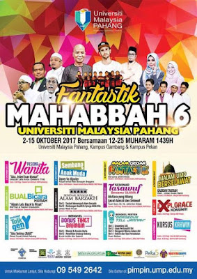 Karnival Fantastik Mahabbah 6.0 Di Universiti Malaysia Pahang