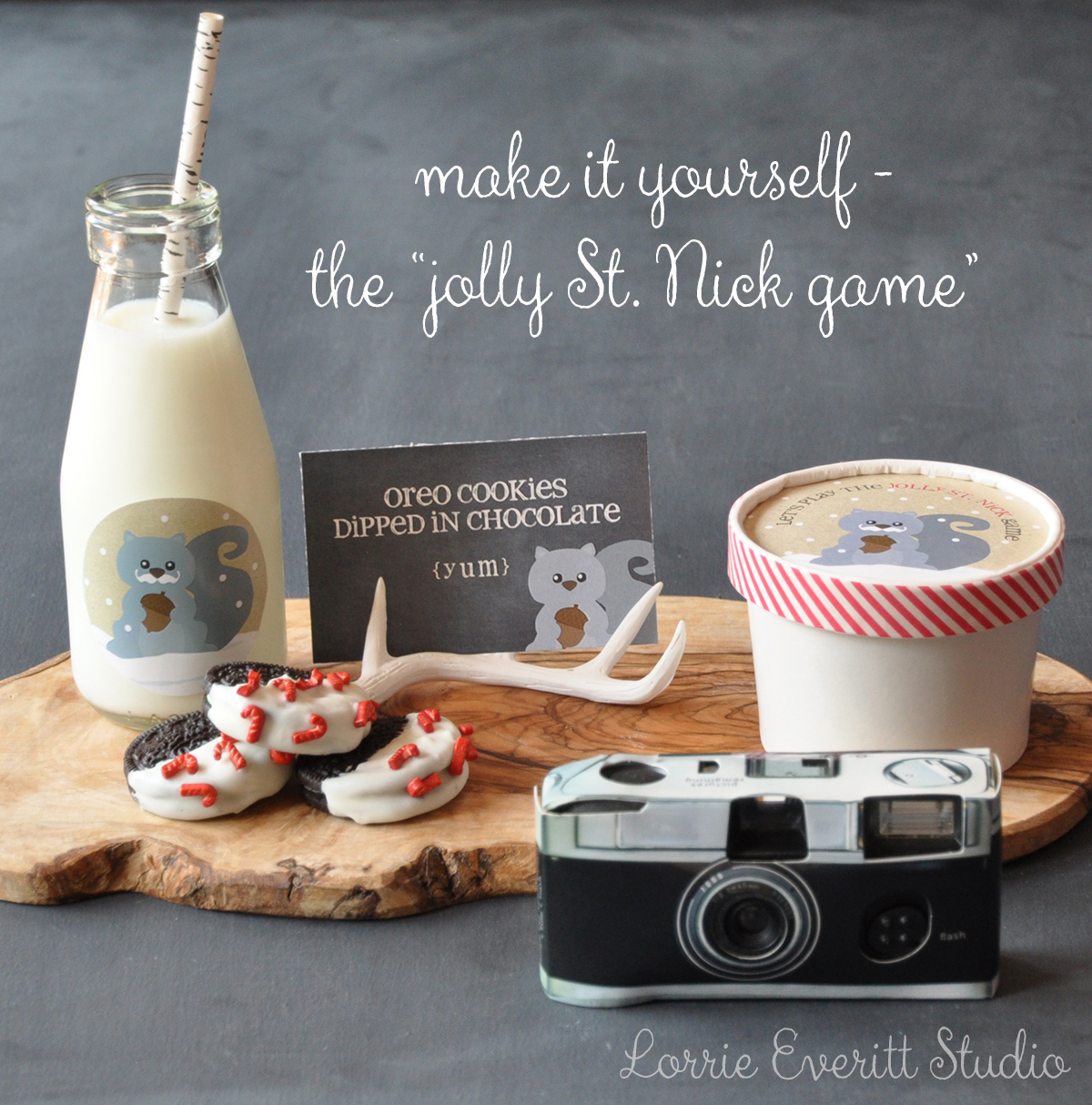 make it yourself - the jolly St. Nick game | Lorrie Everitt Studio